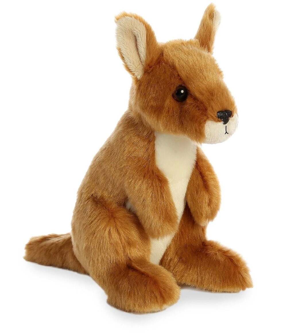 Aurora Mini Flopsie Bouncy Kangaroo 8-Inch Stuffed Animal